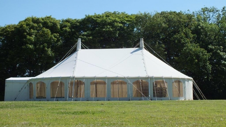 Cornwall Marquee Hire oval traditional marquees